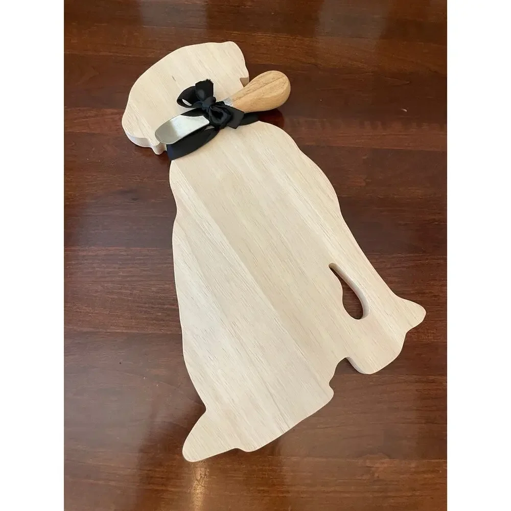 Cutting or Cheese Board Labrador Retriever 13 Inch With Spreading Knife New